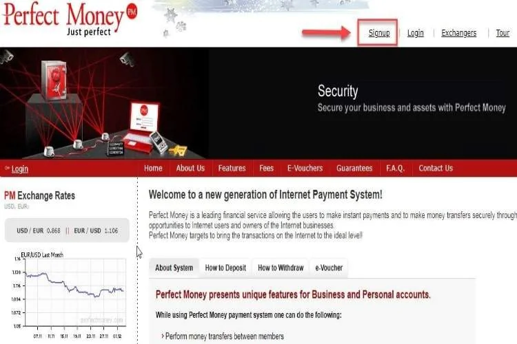 پرفکت مانی (Perfect Money) چیست؟ ساخت حساب پرفکت مانی