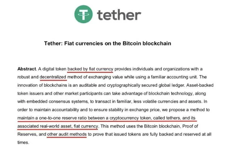 بررسی کامل وایت پیپر تتر وایت پیپر (White Paper)