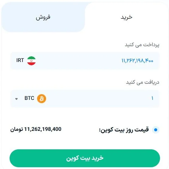 بیت کوین ۱۱ میلیارد تومان شد قیمت بیت کوین به ۱۱ میلیارد تومان رسید